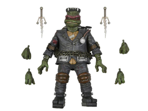 NECA Universal Monsters x Teenage Mutant Ninja Turtles Ultimate Raphael as Frankenstein's Monster Action Figure