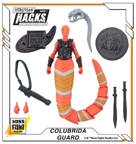Boss Fight Studio Vitruvian H.A.C.K.S. Colubrida Guard Gorgon Action Figure