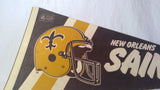 Vintage NFL Sport Felt Pennant Banner Flag Football New Orleans Saints