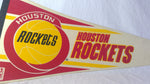 Vintage NBA Sport Felt Pennant Banner Flag Basketball Houston Rockets