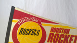 Vintage NBA Sport Felt Pennant Banner Flag Basketball Houston Rockets