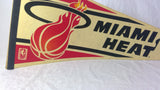 Vintage NBA Sport Felt Pennant Banner Flag Basketball Miami Heat
