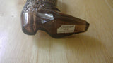 Vintage Avon Western Cowboy Boot Wild Country After Shave 5 FL Oz Glass Bottle