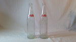 Vintage Pepsi Cola 16 Fl Oz Clear Glass Bottle Set Of Two